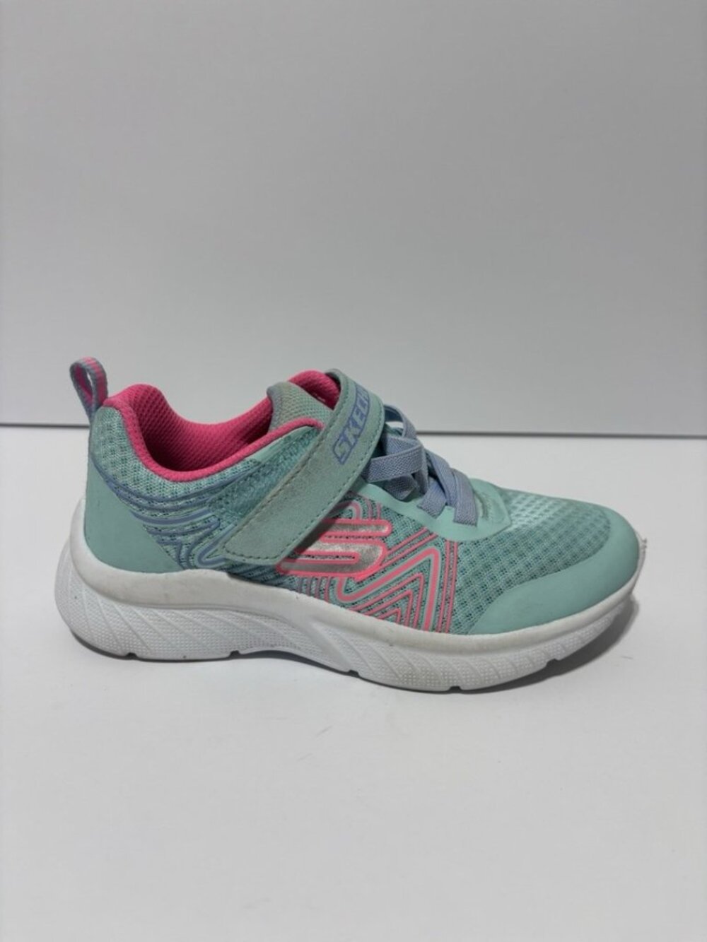 Skechers Little Kids’ Coastline Lavender/Multi Sneakers, Girls’ Size 13